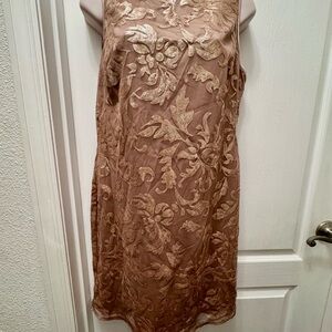 Jessica Howard shift Dress Floral Embroidered Dress size 8P
